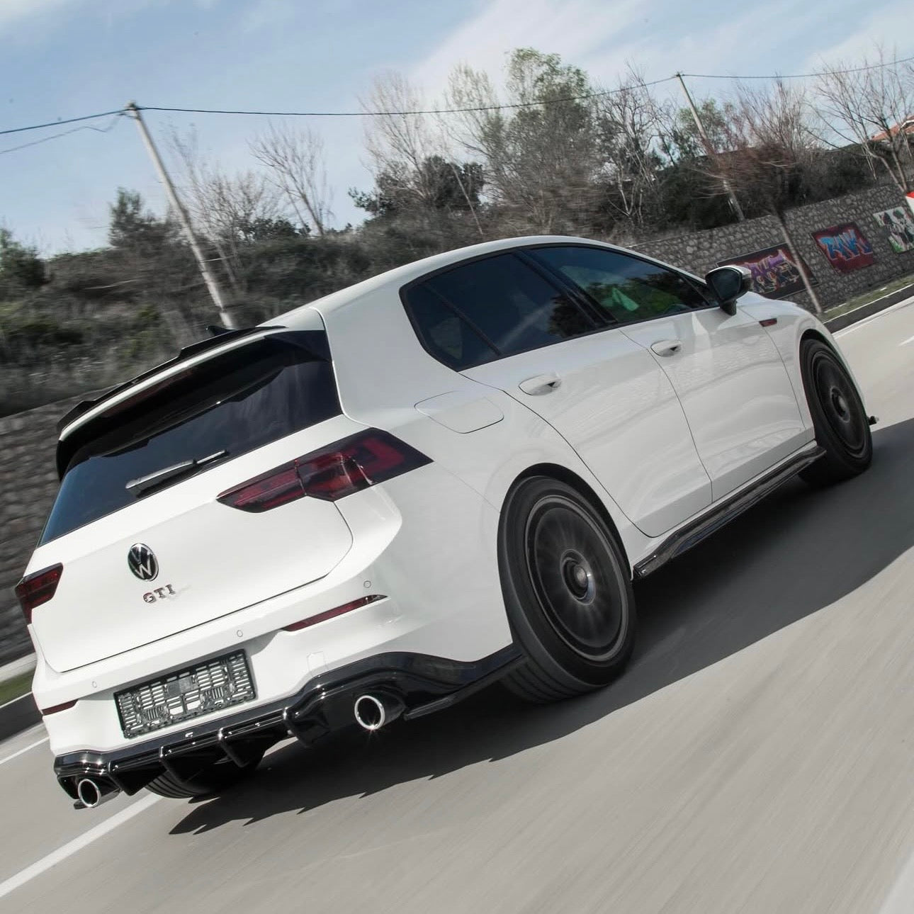 ONEWAY - Diffusore posteriore per Golf MK8 MK8.5 GTI / R-Line (2020+)
