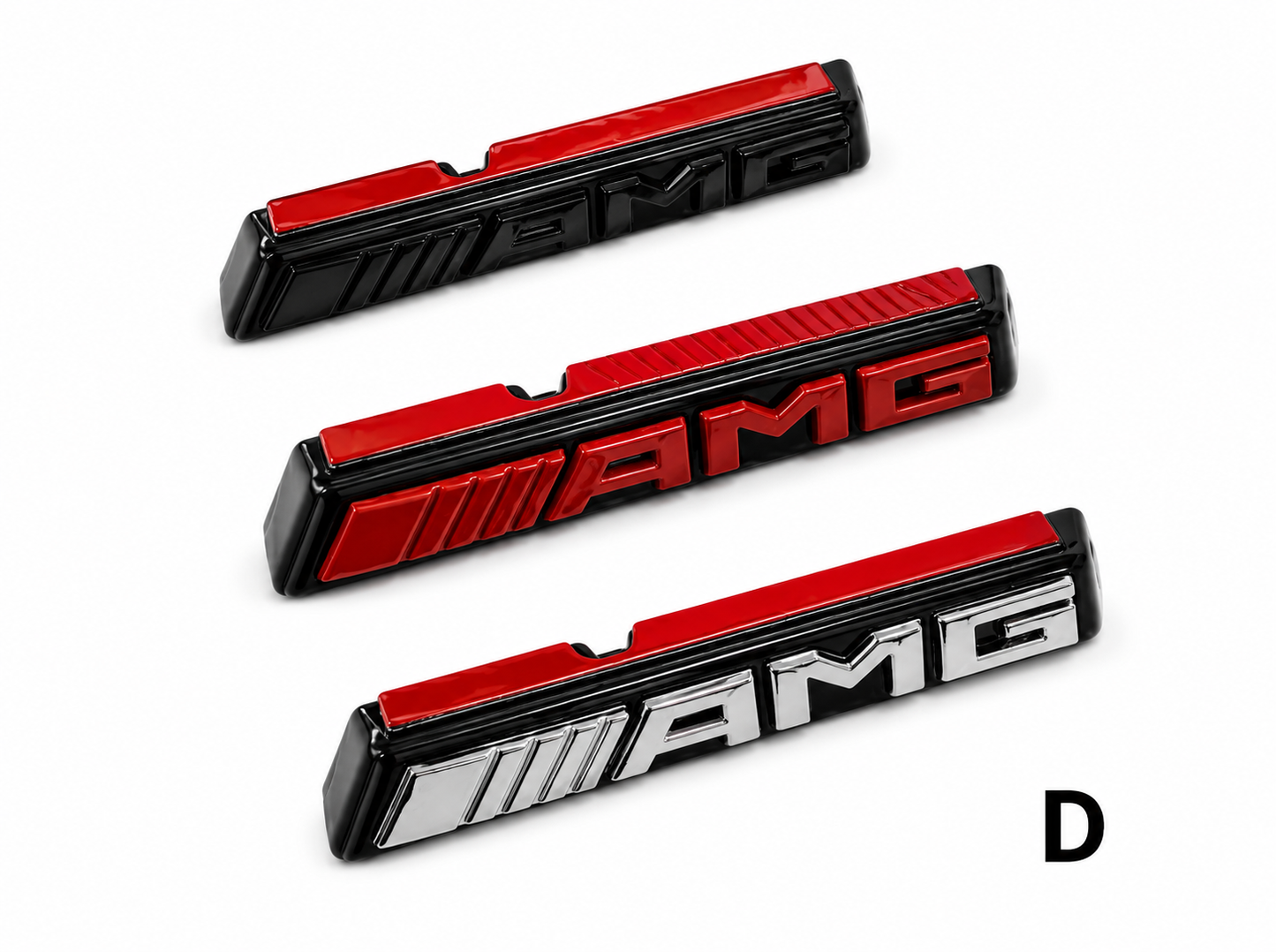 Badge anteriore AMG per Griglia panamericana Mercedes (vari colori)