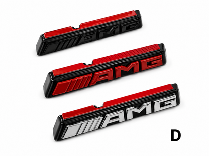 Badge anteriore AMG per Griglia panamericana Mercedes (vari colori)