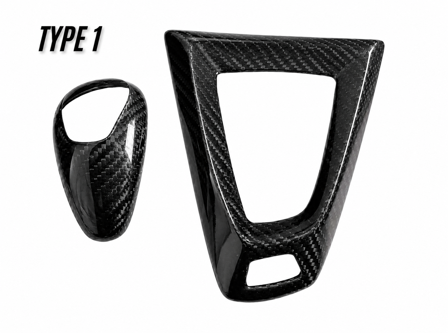 Cover pomello cambio Real Carbon Fiber per Bmw serie F
