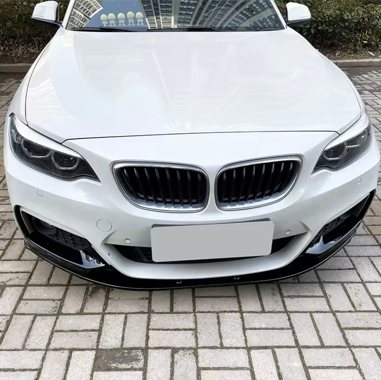 Lama Spoiler Paraurti Anteriore Per Bmw 2 F22 F23 Msport (14-19)
