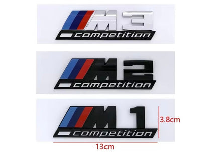 Badge M Competition Posteriore per Bmw 1 2 3 4 5