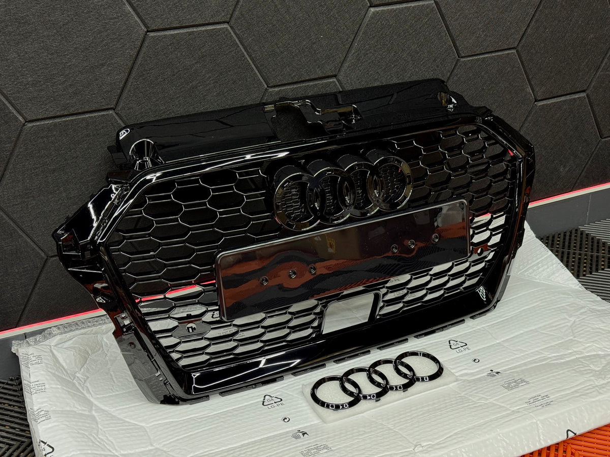 Griglia Anteriore RS look per Audi A3 8V Radar (17-20)