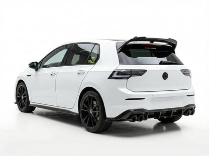 Spoiler Clubsport Posteriore Real Carbon Fiber V2 per VW Golf MK8