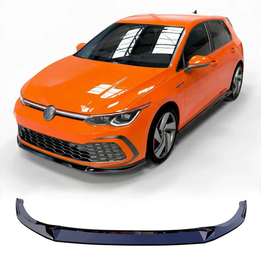 APEX - Lama spoiler anteriore V2 per VW Golf MK8 GTI / GTE / GTD / R-Line (2020-2024)
