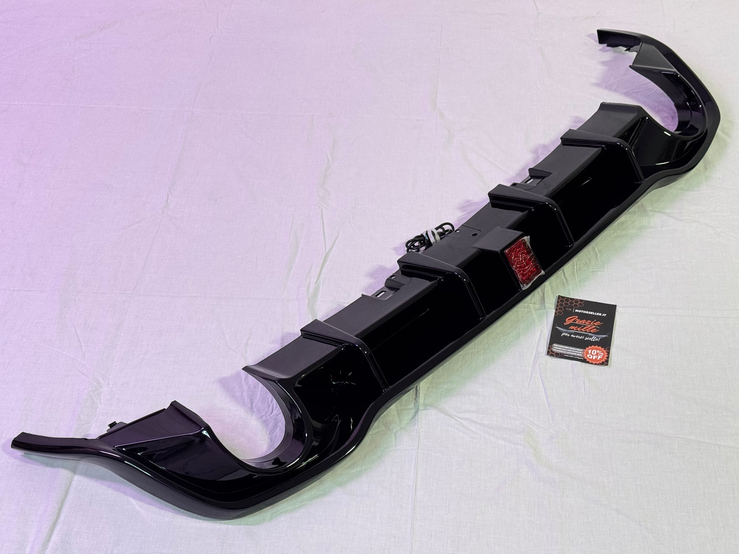 Diffusore Posteriore con Stop Led per GOLF MK8 GTI/GTD Rline