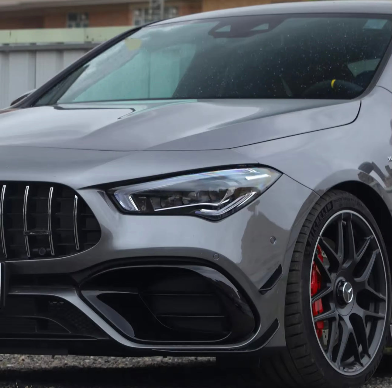 Griglia Paraurti Anteriore Fendinebbia per Mercedes CLA 45 C118 (19-24)