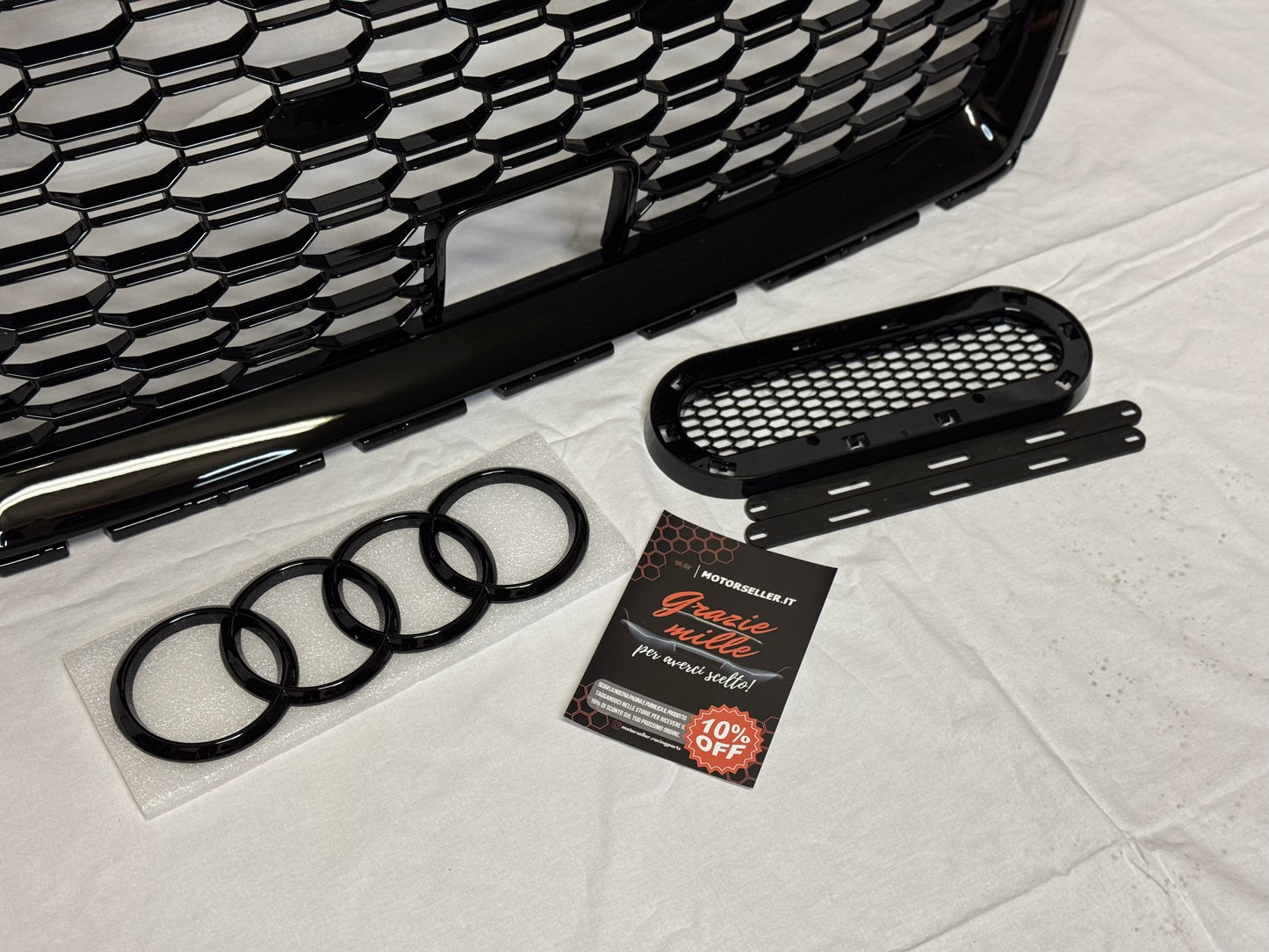 Griglia Anteriore RS look per Audi A3 8V Radar (17-20)