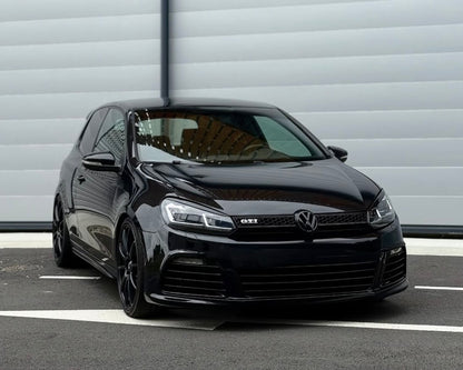 Coppia fanali anteriori dinamici Full Led fumè per Volkswagen Golf MK6 (2008-2013)