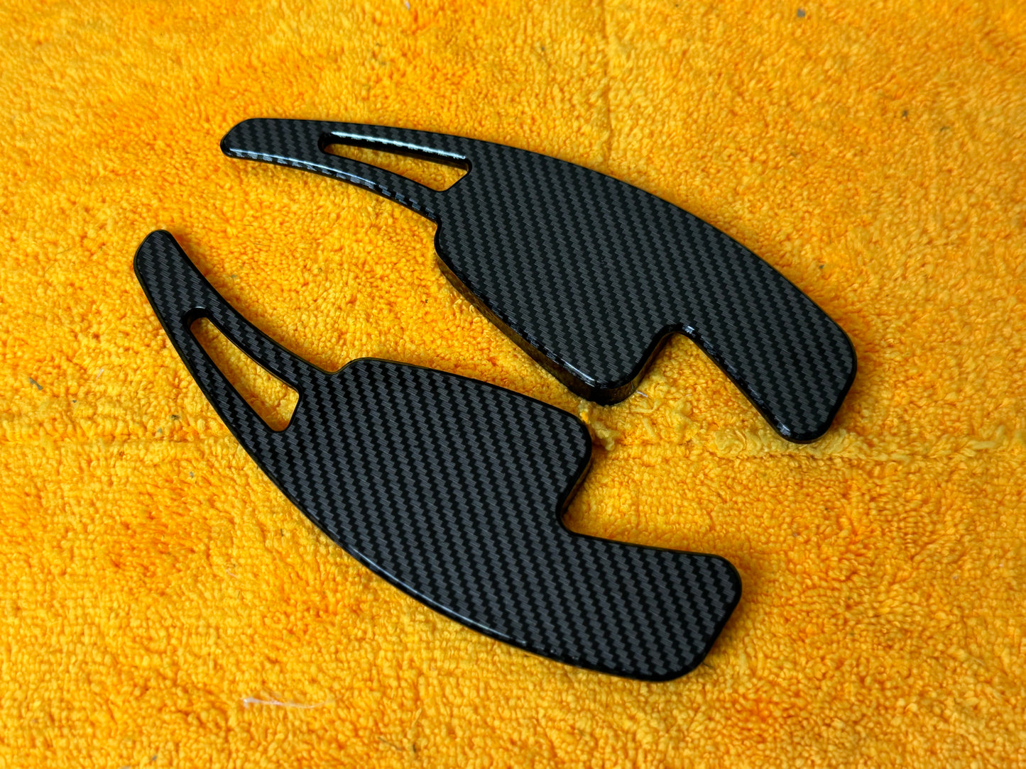 Paddle Volante Carbon look Palette per Audi A3 A4 A5 TT Q3 Q5