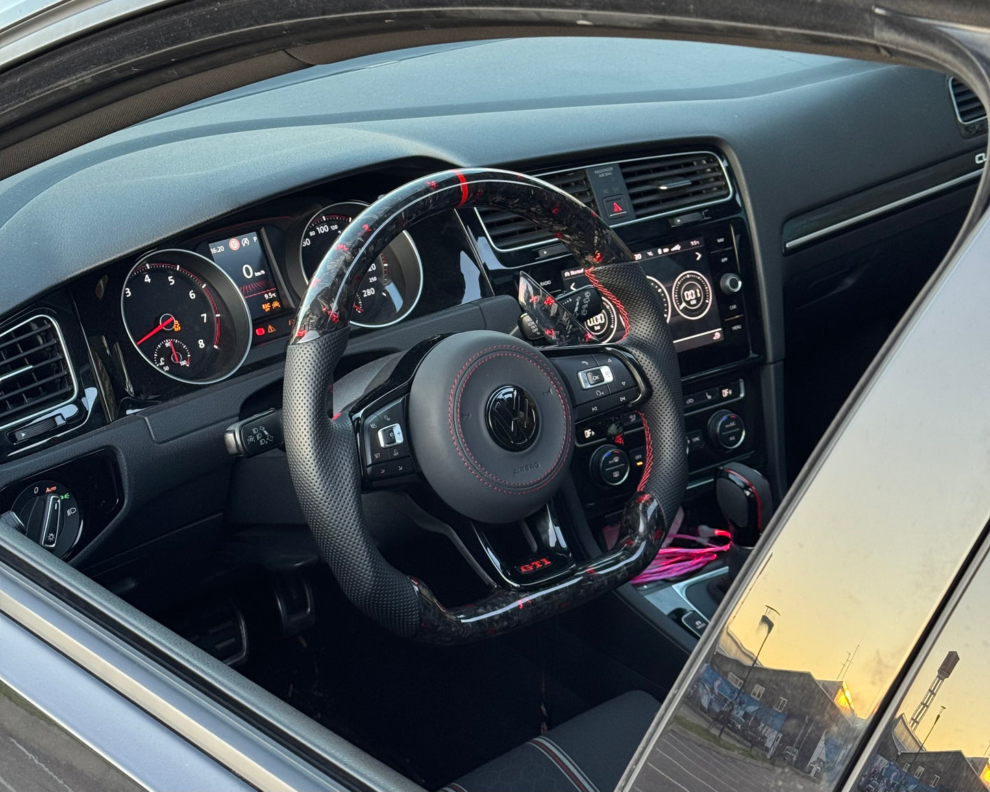 Paddle Volante DSG Real Carbon Forged Palette per VW GOLF MK7 7.5 SCIROCCO POLO