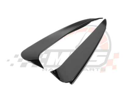 Rear lip Paraurti Posteriore Per Mercedes Classe C W205 Nero lucido/Carbon look (14-21)