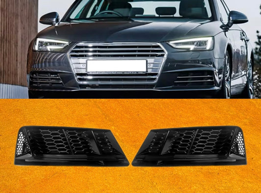 Griglia Paraurti Anteriore Fendinebbia per Audi A4 Standard B9 (16-18)