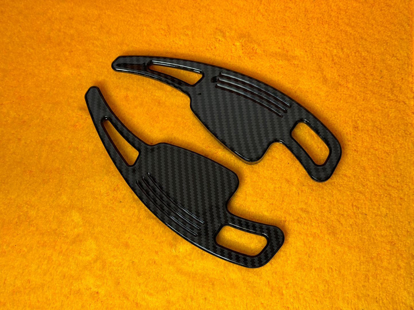 Paddle Volante Palette Carbon look per Audi A3 A4 A5 TT Q3 Q5