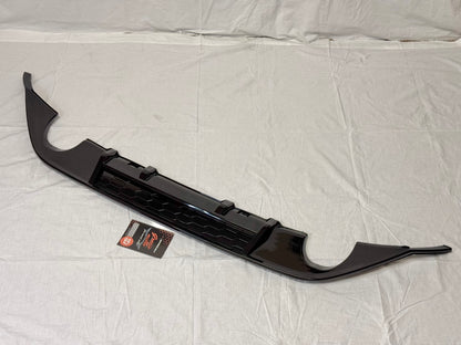 Diffusore Posteriore GTI Look Doppia uscita per VW Golf MK7 Nero lucido(13-16)
