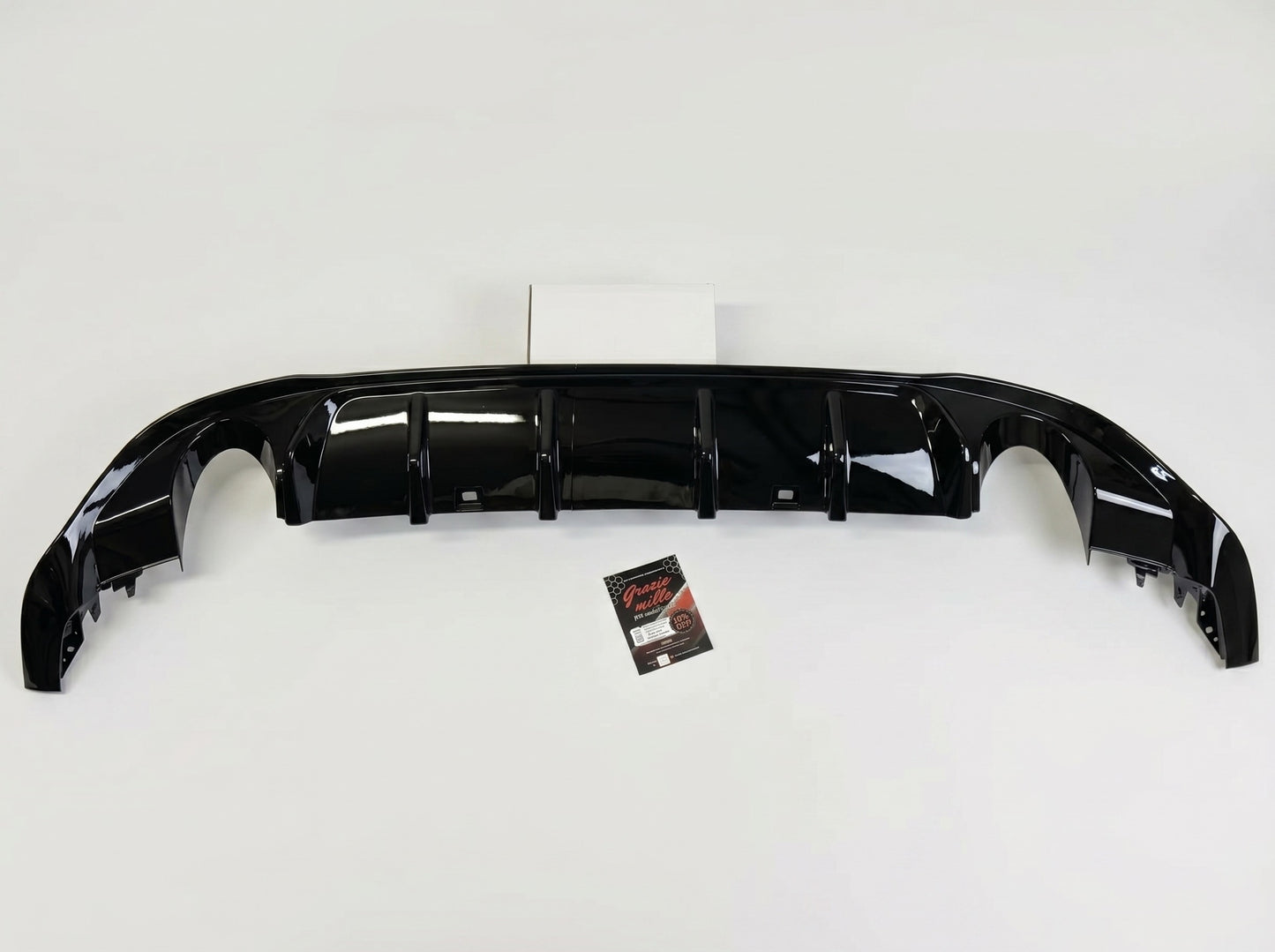 Diffusore Posteriore TCR Look Doppia uscita per Volkswagen Golf MK7.5 GTI (17-20)