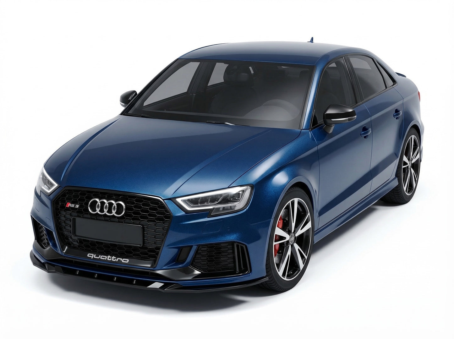 Lama spoiler anteriore Apex Design per Audi RS3 8V Facelift Sportback (2017–2019)