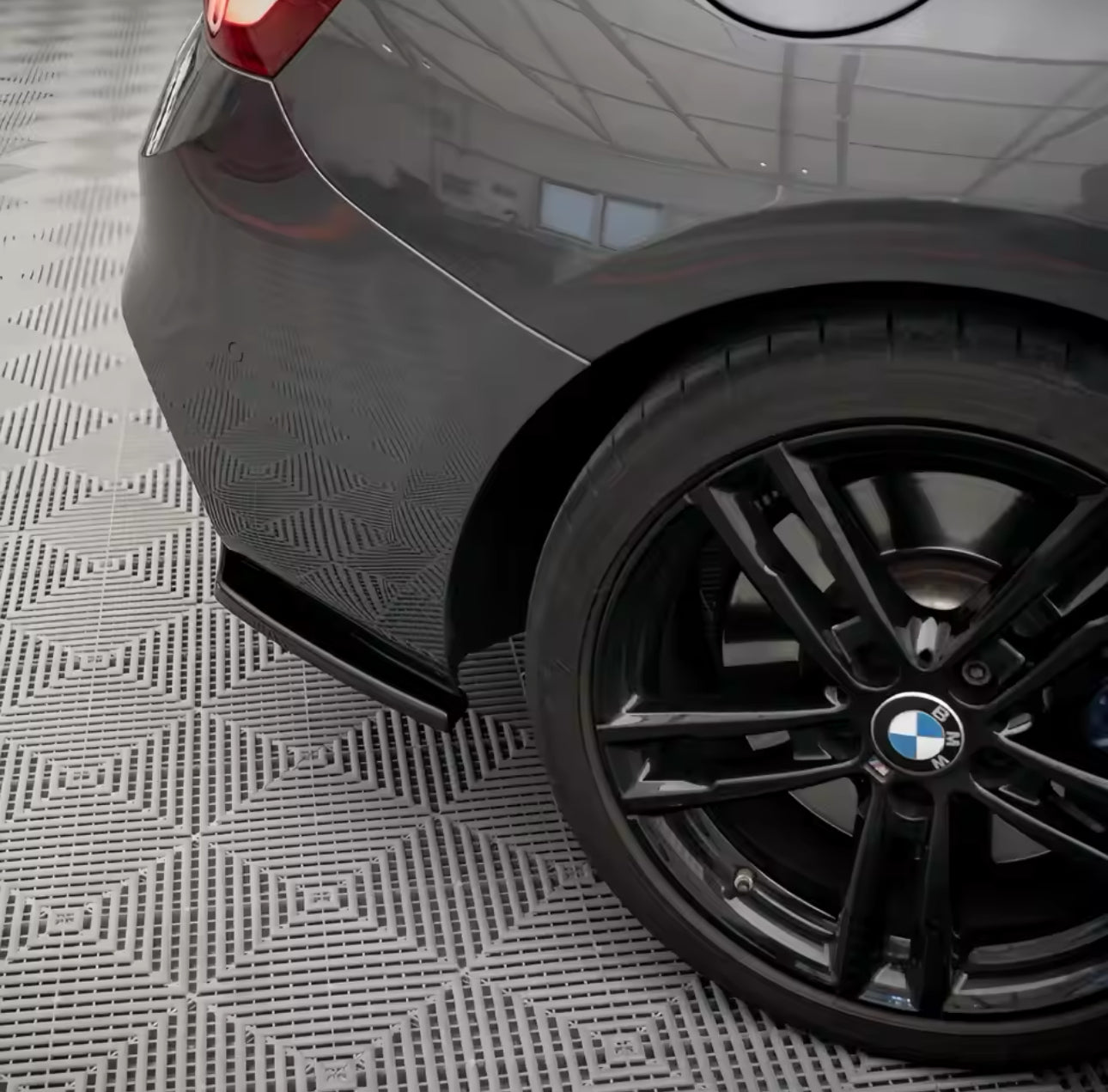 Splitter Laterali Paraurti Posteriore per Bmw 1 F20 F21 Msport (15-19)