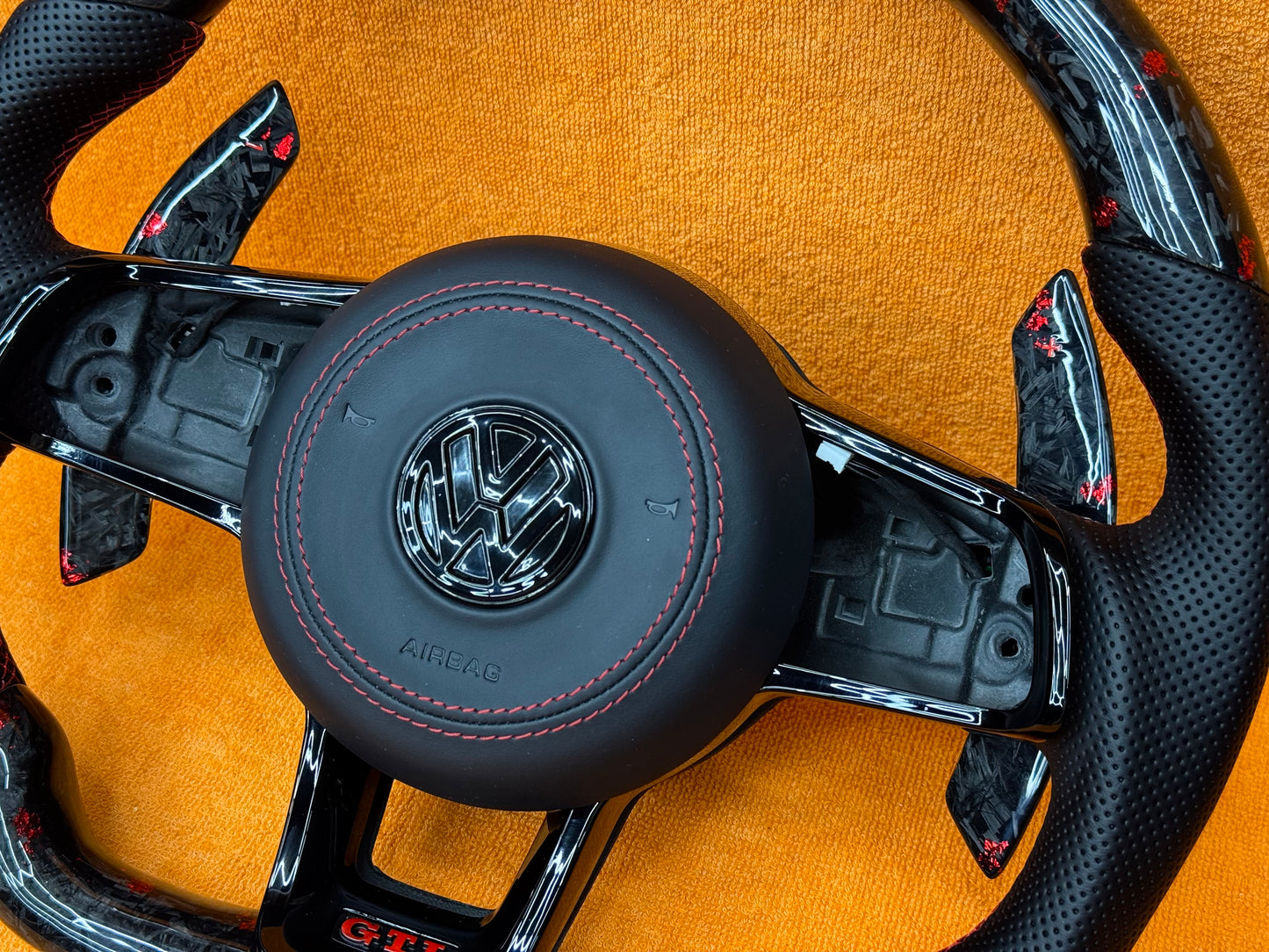 Paddle Volante DSG Real Carbon Forged Palette per VW GOLF MK7 7.5 SCIROCCO POLO