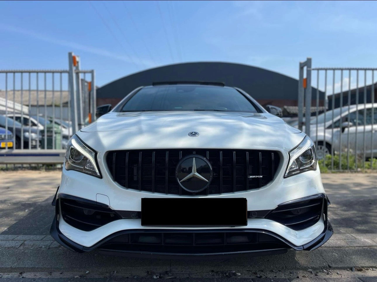 Griglia Panamericana Mercedes Classe CLA C117 X117 Nero Lucido