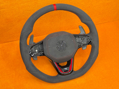 Volante sportivo personalizzato per Volkswagen Golf MK8 - 8.5 / Polo / T-roc / Tiguan (configuralo)