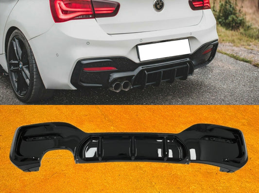 Diffusore Posteriore Singola Uscita Stile M per Bmw Serie 1 F20 F21