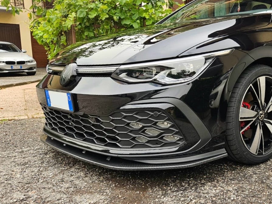 Lama Spoiler Paraurti Anteriore Per Golf 7-7.5-8 GTI GTD R R-Line