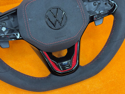 Volante sportivo personalizzato per Volkswagen Golf MK8 - 8.5 / Polo / T-roc / Tiguan (configuralo)