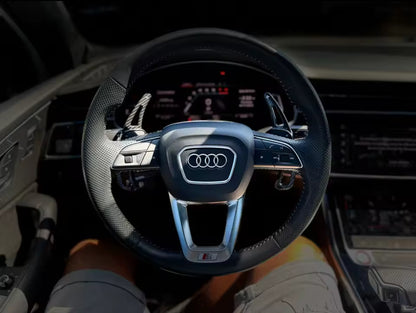 Paddle Volante Palette Carbon look per Audi A3 A4 A5 TT Q3 Q5