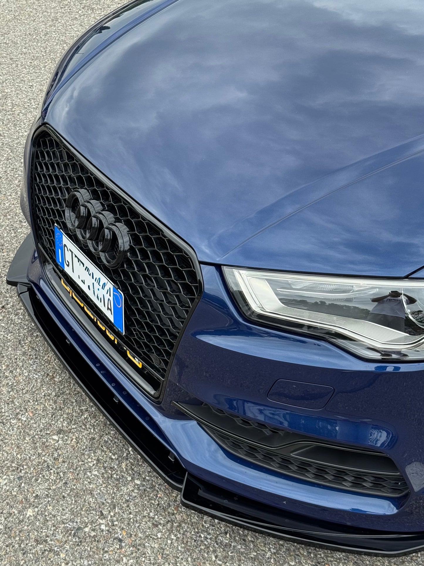Lama Spoiler Paraurti Anteriore Per Audi A3 S3 S-line 8V (13-16)