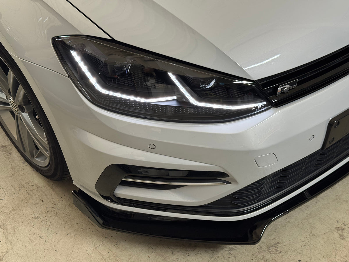 Coppia Fanali Anteriori Dinamici Full Led Fumè per VW Golf MK7 MK7.5
