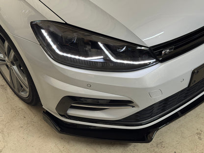 Coppia Fanali Anteriori Dinamici Full Led Fumè per VW Golf MK7 MK7.5