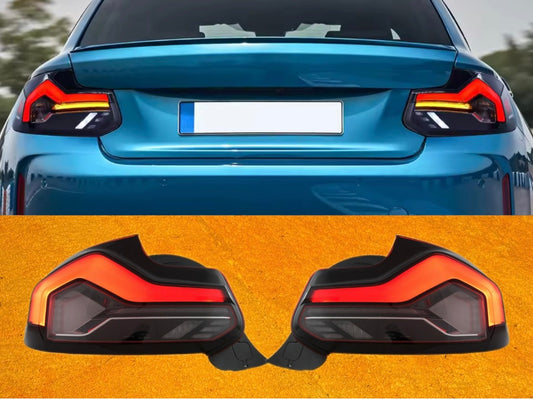 Coppia Fanali Posteriori Dinamici Full Led Fumè per Bmw 2 F22 F23 M2 F87
