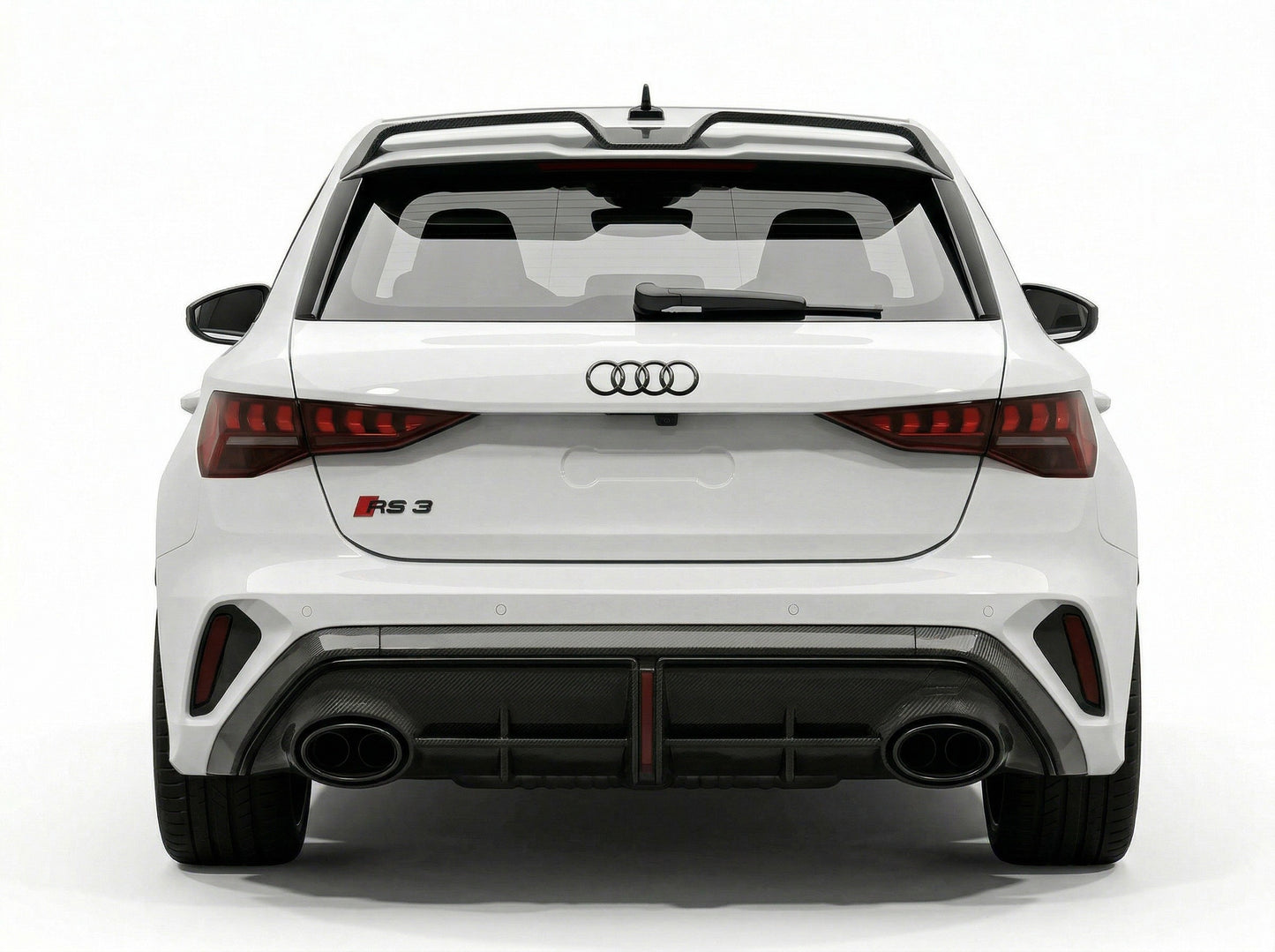 Spoiler Posteriore Real Carbon Fiber per AUDI A3 S3 RS3 8Y 8.5Y