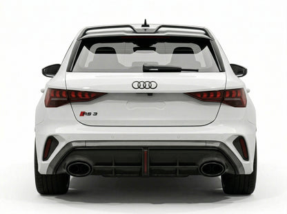 Spoiler Posteriore Real Carbon Fiber per AUDI A3 S3 RS3 8Y 8.5Y