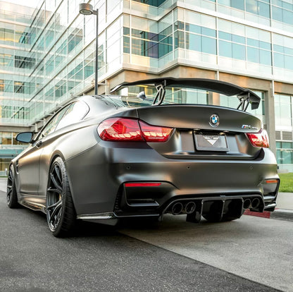 Rear lip Paraurti Posteriore Per Bmw M3 F80 M4 F82 Carbon look/Nero lucido