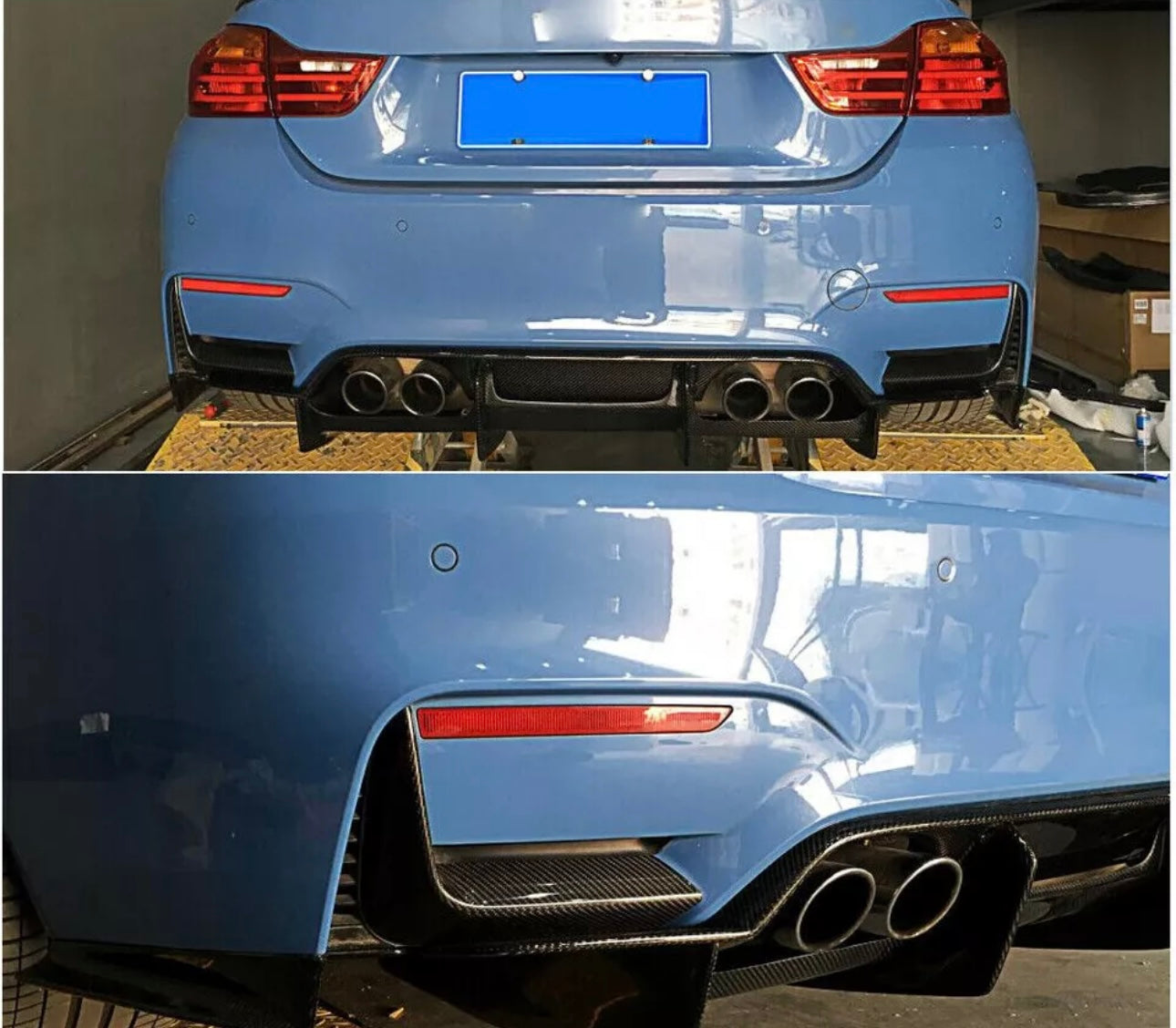 Rear lip Paraurti Posteriore Real Carbon Fiber Per Bmw M3 F80 M4 F82