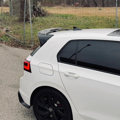 Spoiler Clubsport Posteriore per VW Golf MK8 Nero lucido