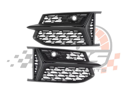 Griglia Paraurti Anteriore Fendinebbia per Audi A6 C8 Standard S6 S-line (2019-2023)