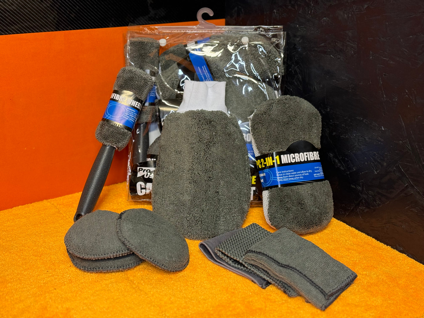 Car Cleaning Kit Lavaggio Auto (9pz)