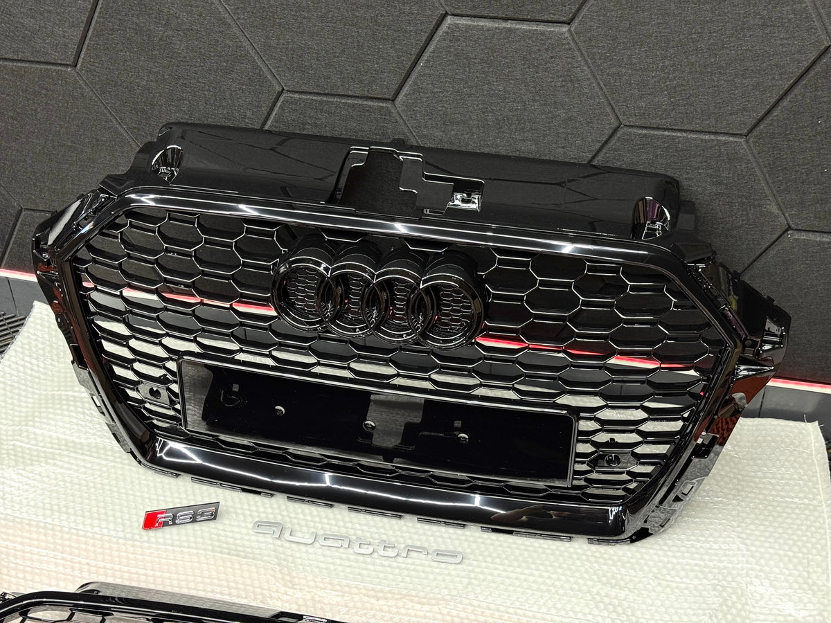 Griglia Anteriore RS look per Audi A3 8V No Radar (17-20)