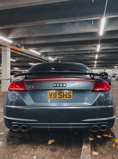 Spoiler posteriore nero lucido per Audi TT MK3 (15-23)