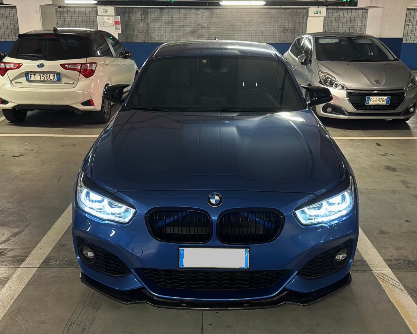 Lama Spoiler Paraurti Anteriore Per Bmw 1 F20 F21 Msport (15-19)