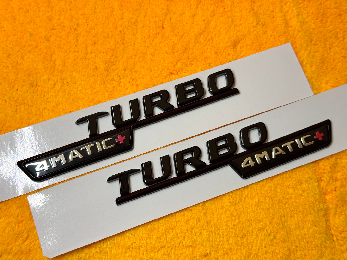 Badge Laterale TURBO 4matic +  per Mercedes Classe A W176 W177