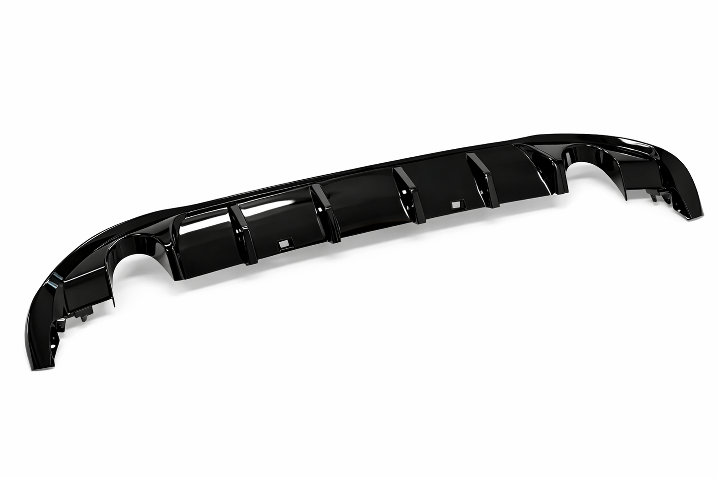 Diffusore Posteriore TCR Look Doppia uscita per Volkswagen Golf MK7.5 GTI (17-20)