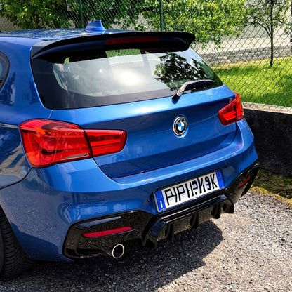 Diffusore Posteriore Singola Uscita Stile M per Bmw Serie 1 F20 F21