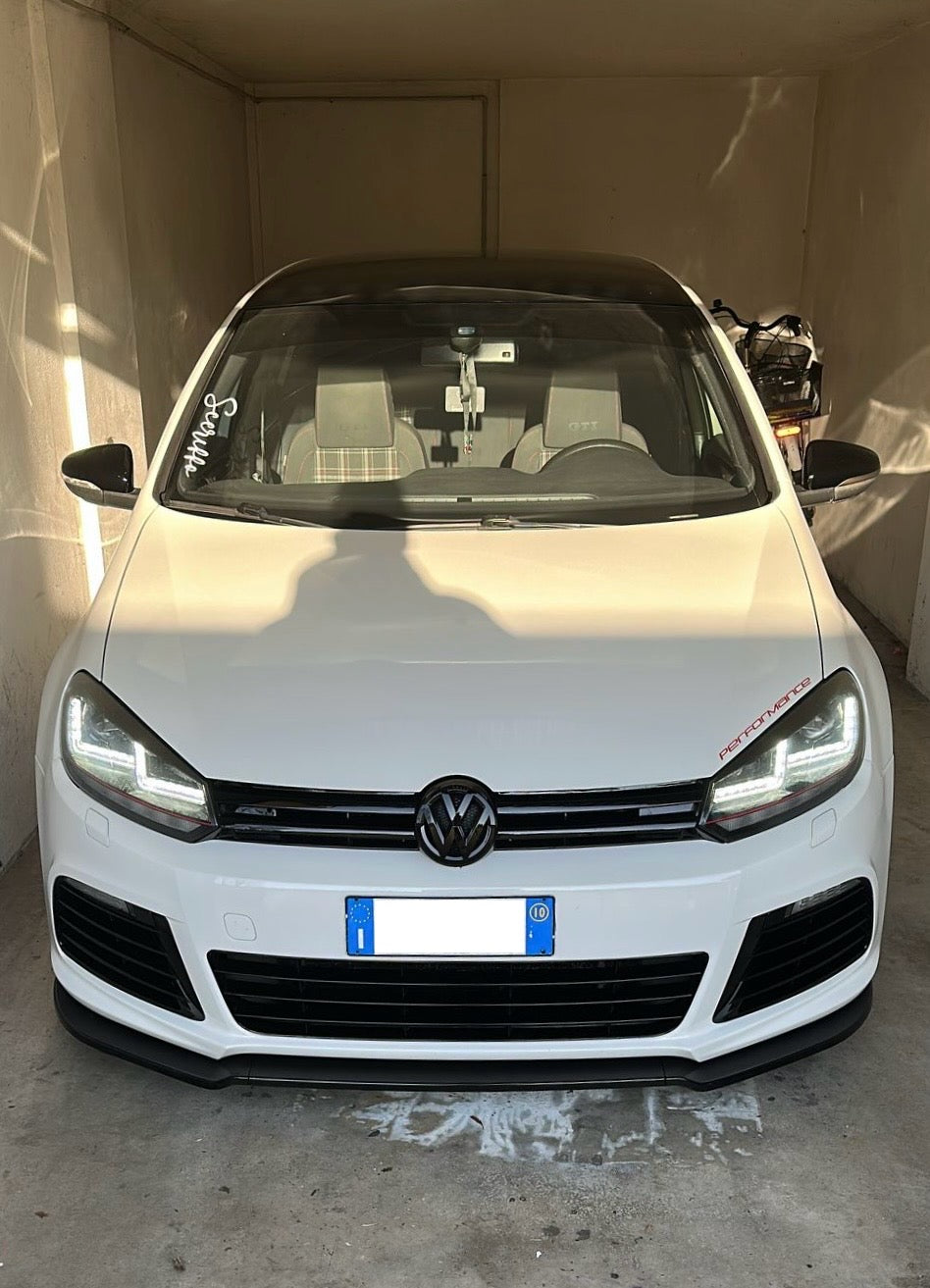 Lama Spoiler Paraurti Anteriore Per Golf MK6 R R20