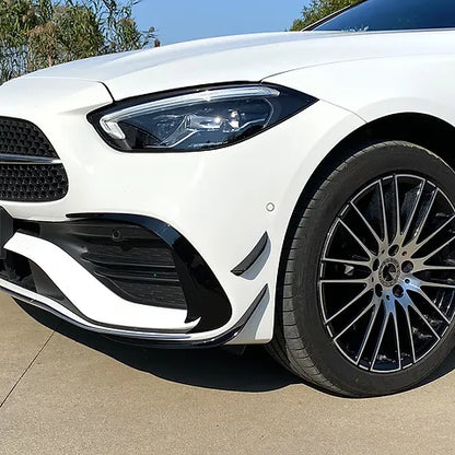 Front lip Paraurti Anteriore Per Mercedes Classe C W206 Nero lucido/Carbon look (21-24)