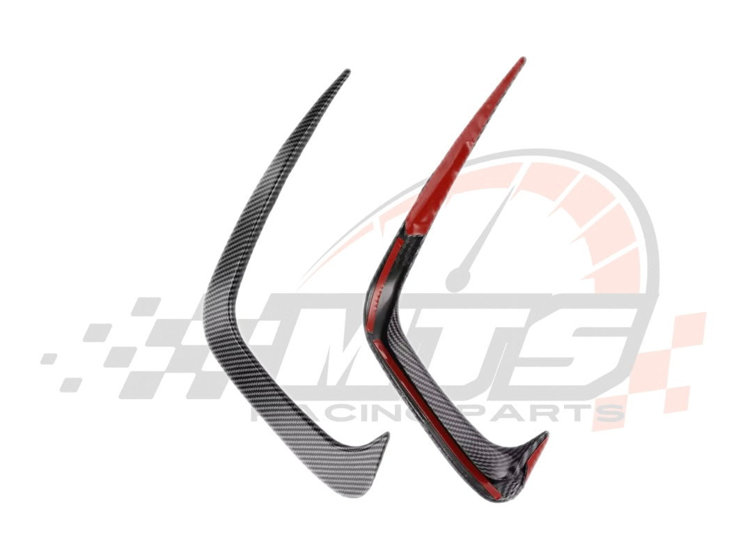 Rear lip Paraurti Posteriore Per Bmw 3 G20 G28 Carbon look/Nero lucido