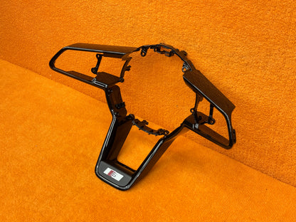 Cornice Volante Audi TT MK3 Nero Lucido/Carbon fiber